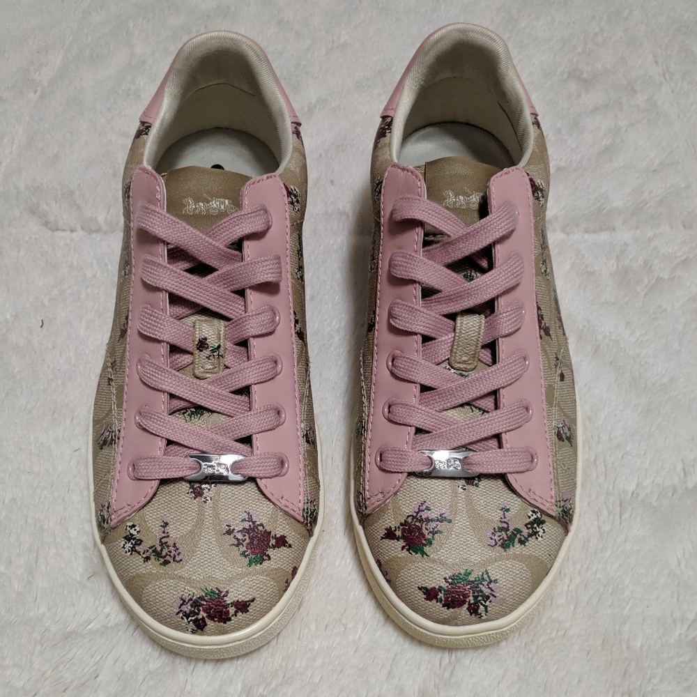 Coach floral sneakers